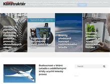 Tablet Screenshot of konstrukter.cz